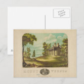 George Washinton's Home Mount Vernon door F. Colli Briefkaart (Voorkant / Achterkant)