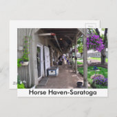 George Weaver Stables in Saratoga Briefkaart (Voorkant / Achterkant)