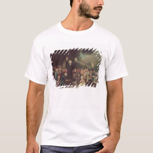 George Whitefield preken T-shirt (Voorkant)