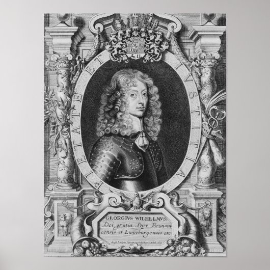 George William Duke of Braunschweig-Luneberg Poster (Voorkant)