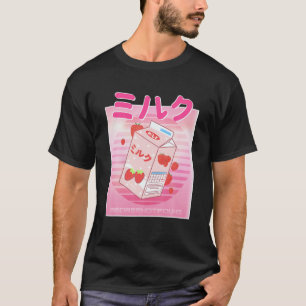 Georgenotfound Merch Japans aardbeienmelk T-shirt