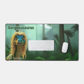 Georgeousaurus Blond Dinosaur Bureaumat (Keyboard & Muis)