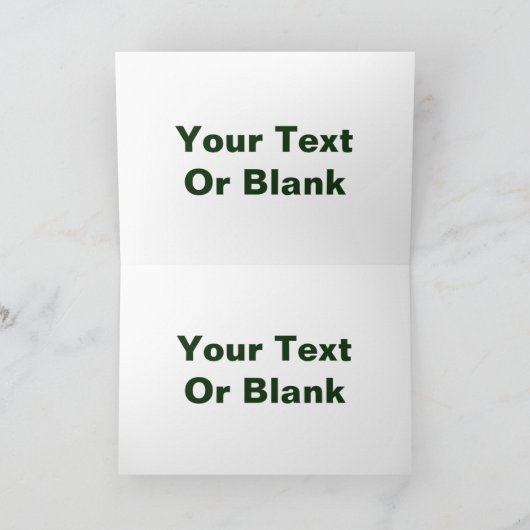 Georgeousaurus Blond Dinosaur Feestdagen Kaart (Binnen)