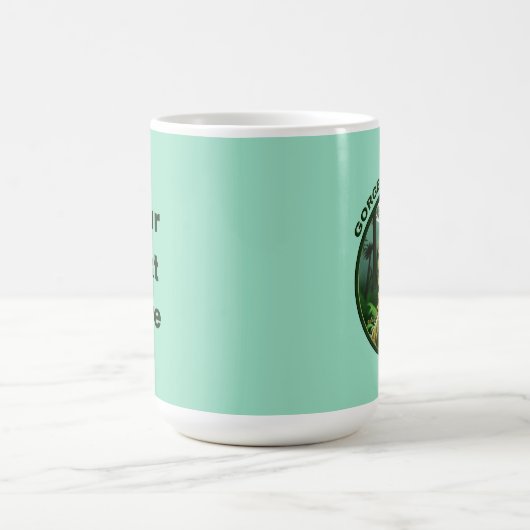 Georgeousaurus Blond Dinosaur Koffiemok (Center)