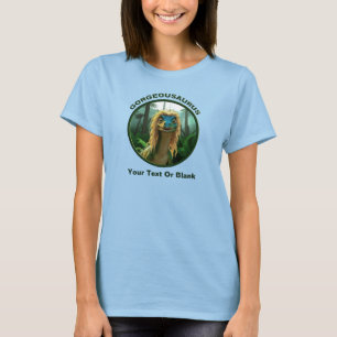 Georgeousaurus Blond Dinosaur T-shirt