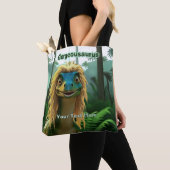 Georgeousaurus Blond Dinosaur Tote Bag (Dichtbij)