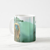 Georgeousaurus Blonde Dinosaur Koffiemok (Voorkant links)