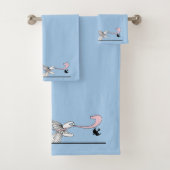 Georges Barbier 1920 Mode Lady en Bird Bad Handdoek (Insitu)