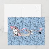 Georges Barbier 1920 Mode Lady en Bird Briefkaart (Voorkant / Achterkant)