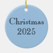 Georges Barbier 1920 Mode Lady en Bird Keramisch Ornament (Achterkant)