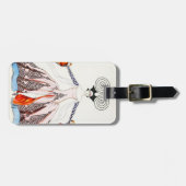 Georges Barbier Art Deco Mode Bagagelabel (Voorkant horizontaal)