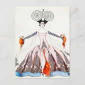 Georges Barbier Art Deco Mode Briefkaart (Voorkant)