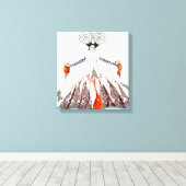 Georges Barbier Art Deco Mode Canvas Afdruk (Insitu (Houten vloer))