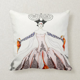 Georges Barbier Art Deco Mode kussen