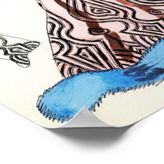 Georges Barbier Art Deco Mode Poster (Hoek)