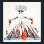 Georges Barbier Art Deco Mode Print Foto Afdruk<br><div class="desc">Art Deco-Mode afdrukken. Art Deco-illustratie uit 1921. De Franse kunstenaar Georges Barbier was een van de beroemdste deco-illustratoren van de jaren 20. Hij bracht het grootste deel van zijn carrière door als illustrator van elegante dames en romantische stellen. Dit werk schildert een jonge vrouw af in een ingewikkelde jurk met...</div>