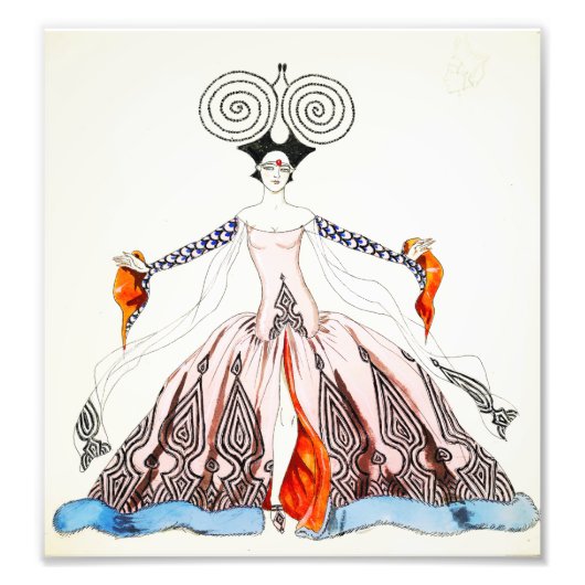 Georges Barbier Art Deco Mode Print Foto Afdruk (Voorkant)