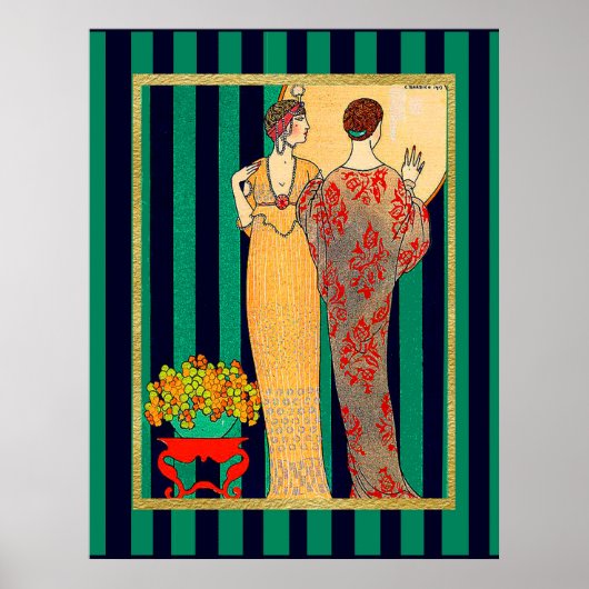 Georges Barbier Art Deco Poster (Voorkant)
