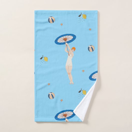 Georges Barbier Au Lido 1924 Mode Bad Handdoek (Handdoek)