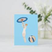 Georges Barbier Au Lido 1924 Mode Briefkaart (Staand voorkant)