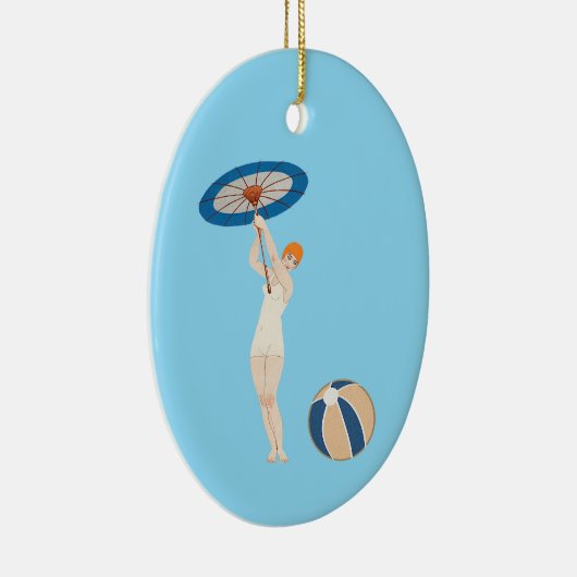 Georges Barbier Au Lido 1924 Mode Keramisch Ornament (Rechts)
