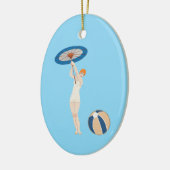 Georges Barbier Au Lido 1924 Mode Keramisch Ornament (Links)