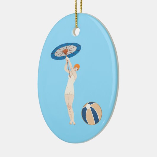 Georges Barbier Au Lido 1924 Mode Keramisch Ornament (Links)