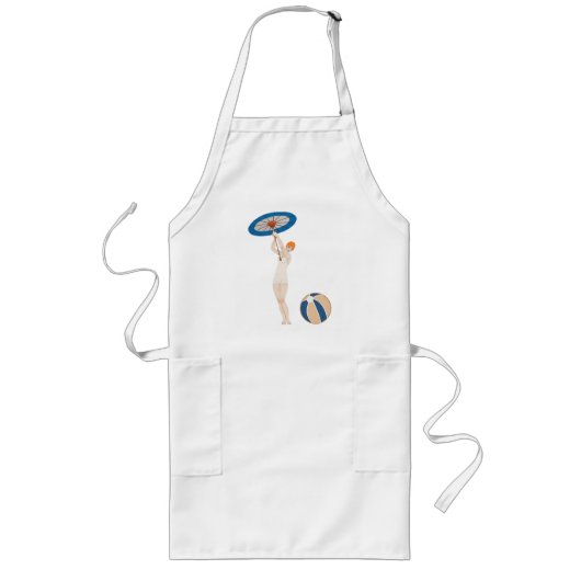 Georges Barbier Au Lido 1924 Mode Lang Schort (Voorkant)