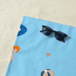 Georges Barbier Au Lido 1924 Mode Strandlaken