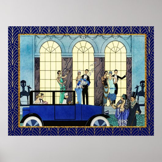 Georges Barbier - Au Revoir Poster (Voorkant)