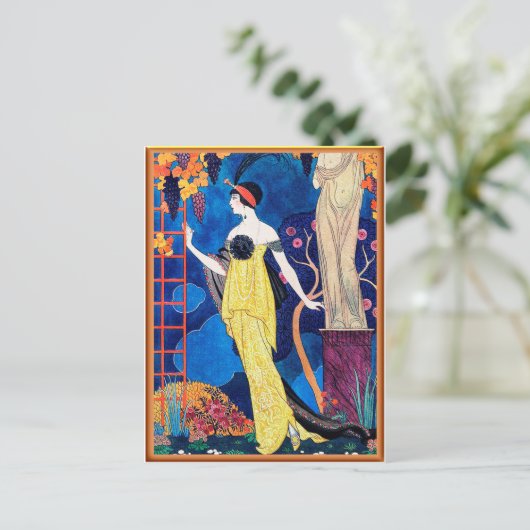 Georges Barbier - Hoesje Les Modes Magazine Briefkaart (Staand voorkant)