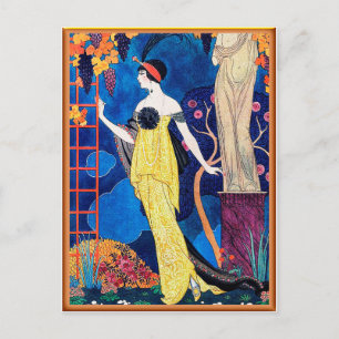 Georges Barbier - Hoesje Les Modes Magazine Briefkaart