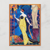 Georges Barbier - Hoesje Les Modes Magazine Briefkaart (Voorkant)