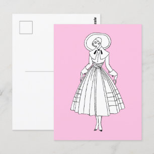 Georges Barbier, Mode uit de jaren twintig Briefkaart