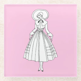 Georges Barbier, Mode uit de jaren twintig Glazen Onderzetter