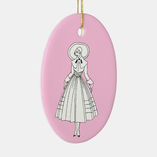 Georges Barbier, Mode uit de jaren twintig Keramisch Ornament (Rechts)