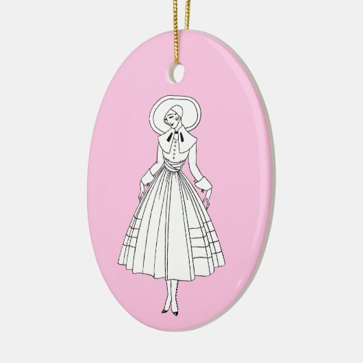 Georges Barbier, Mode uit de jaren twintig Keramisch Ornament (Links)