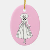 Georges Barbier, Mode uit de jaren twintig Keramisch Ornament (Voorkant)