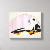 Georges Barbier - Odalisque met een kristallen bal Canvas Afdruk (Voorkant)