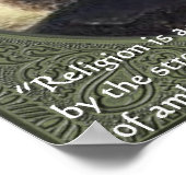 Georges Bidet Religion Quote Poster (Hoek)