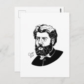 Georges Bizet Briefkaart (Voorkant / Achterkant)