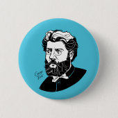 Georges Bizet Ronde Button 5,7 Cm (Voorkant)