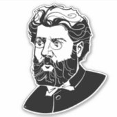 Georges Bizet Sticker (Voorkant)