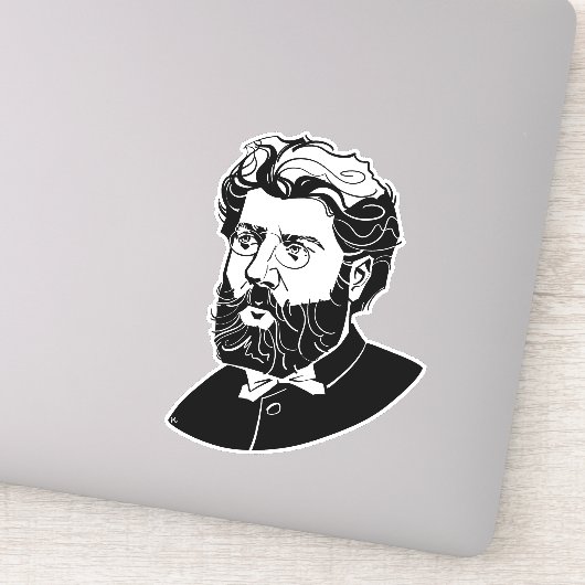 Georges Bizet Sticker (Detail)