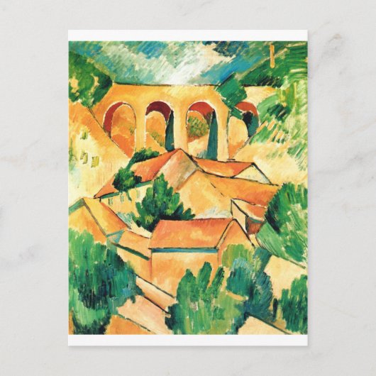 Georges Braque - Viaduc de l'Estaque Painting Briefkaart (Voorkant)