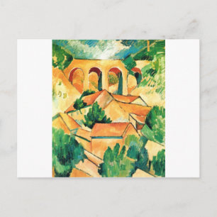 Georges Braque - Viaduc de l'Estaque Painting Briefkaart