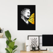 Georges Brassens Poster (Thuiskantoor)