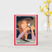 Georges de Feure Art Nouveau Kaart (Gele Bloem)