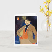 Georges de Feure Art Nouveau kaart (Gele Bloem)
