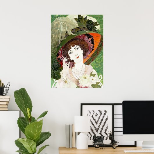 GEORGES DE FEURE POSTER (Thuiskantoor)